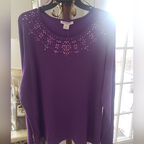 Allison daley Plus size Rhinestone Nekline - Picture 2 of 3